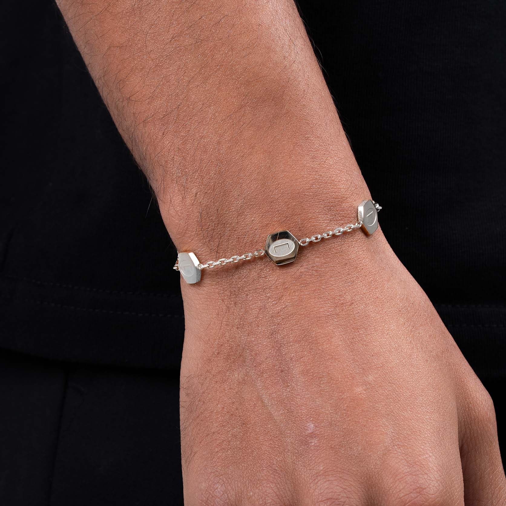 GOAL BRACELET (SILVER)