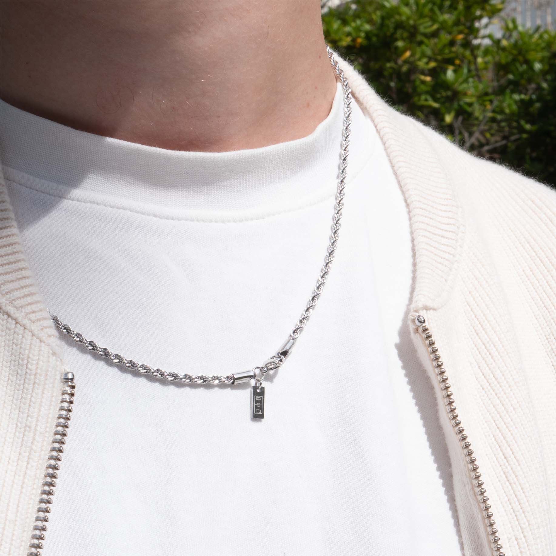 ROPE CHAIN 3 MM (SILVER)