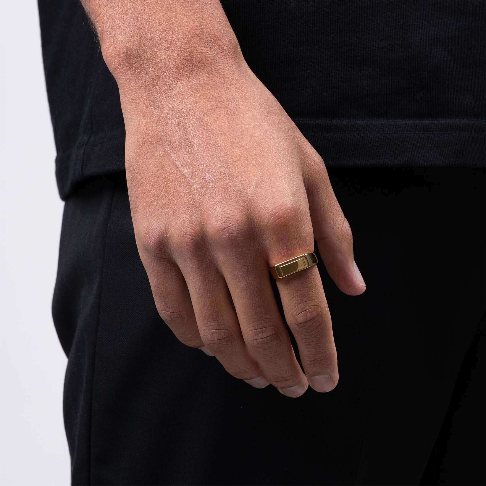 SIGNET GOAL RING (GOLD)