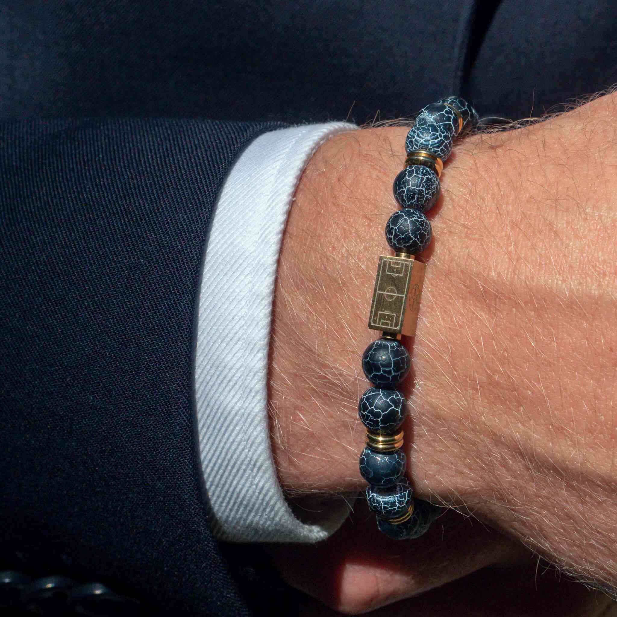 stylish soccer bracelet