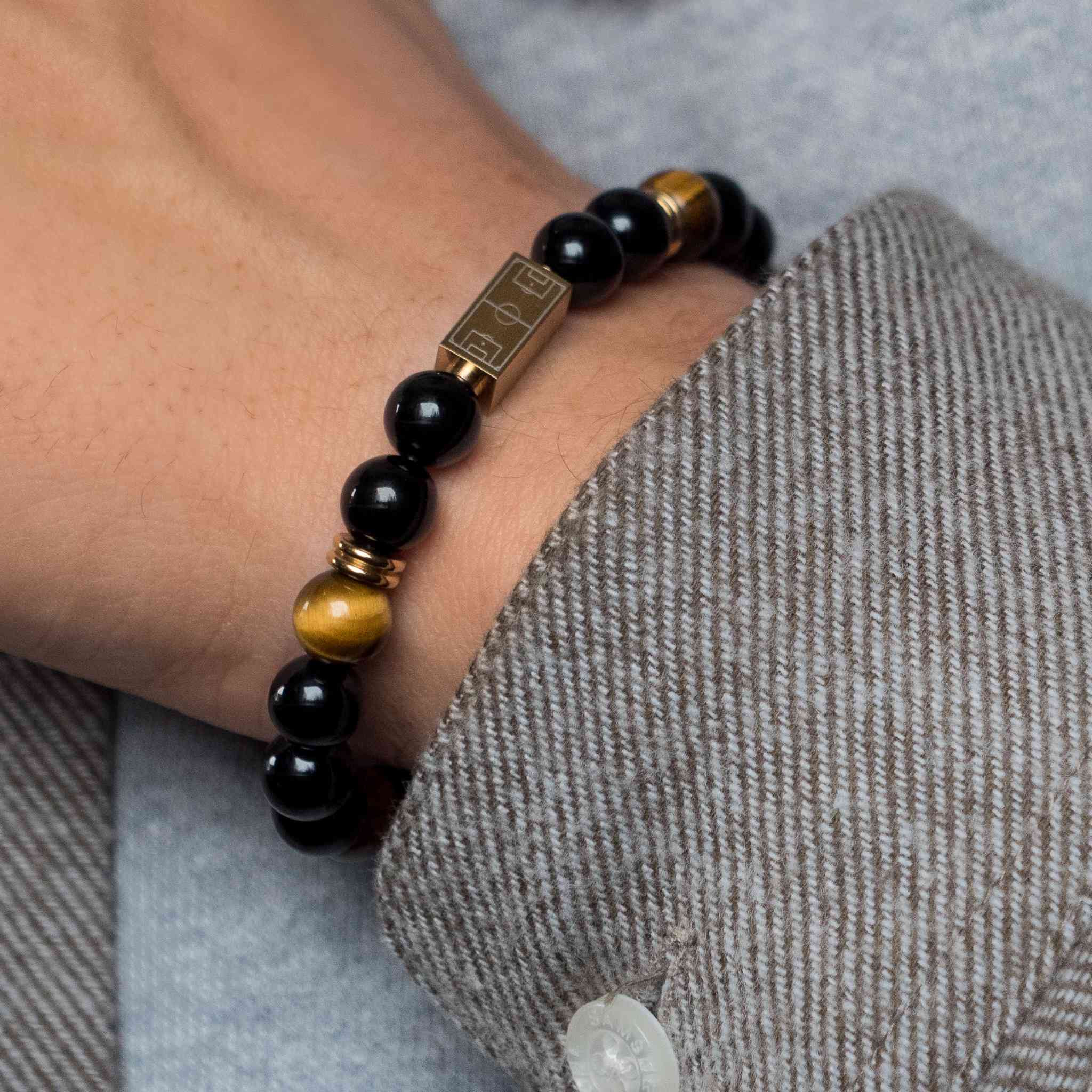 tiger eye bead mt90 bracelet
