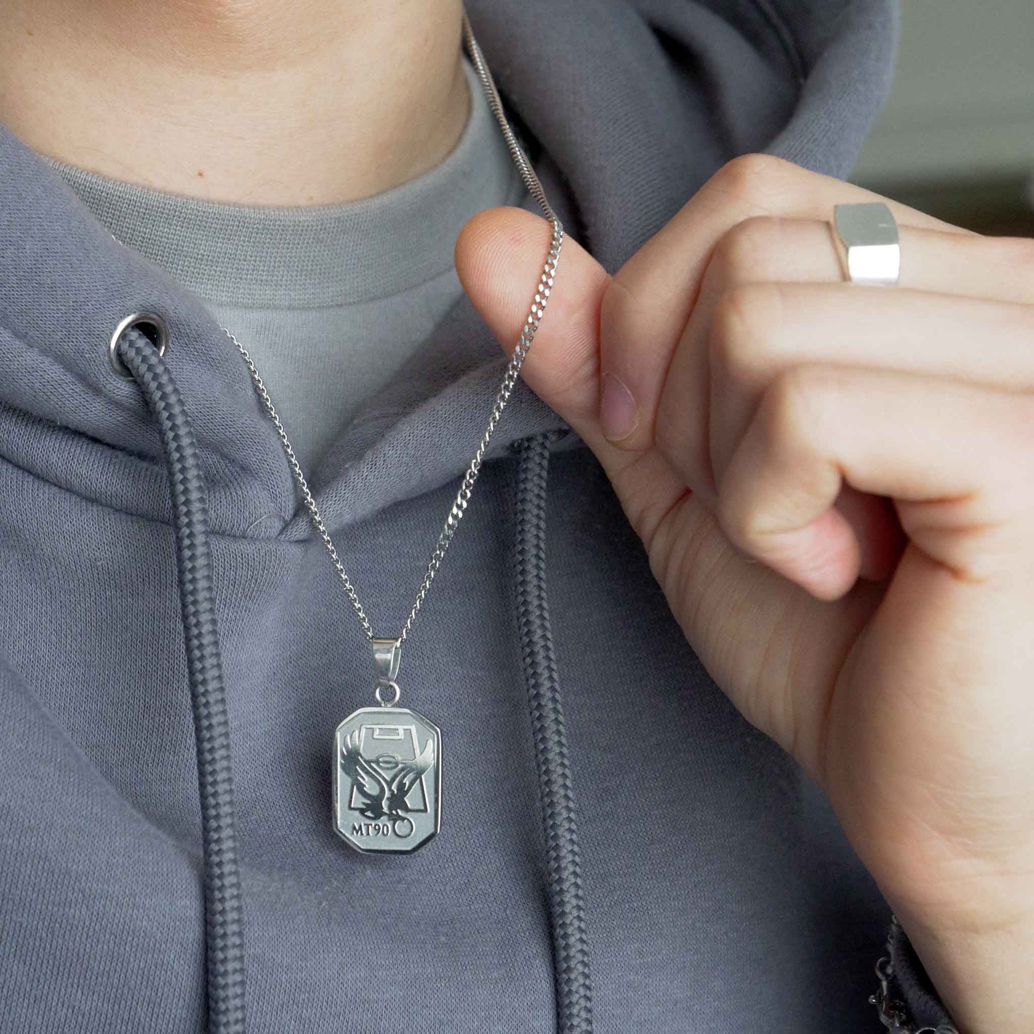 EAGLE NECKLACE (SILVER)