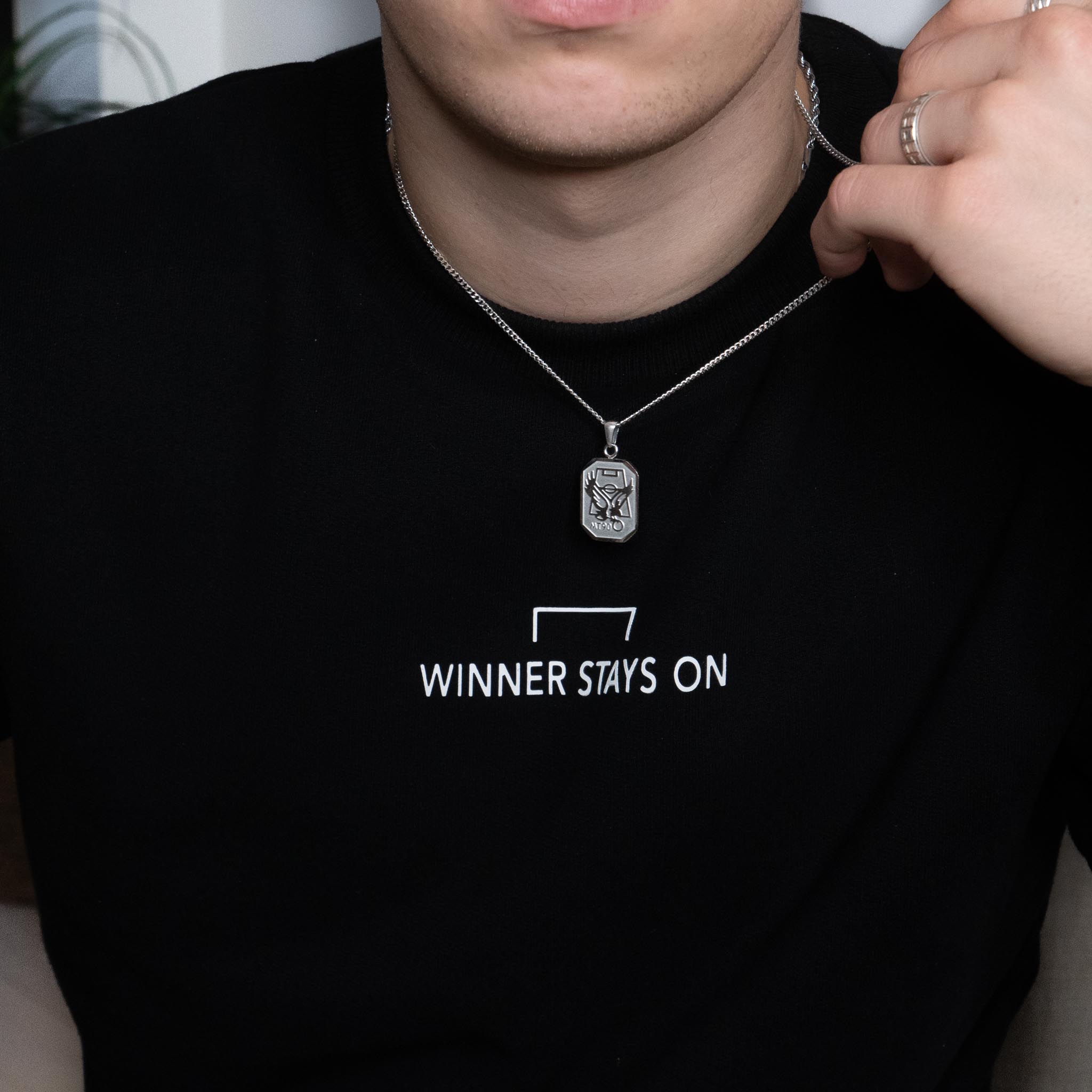 EAGLE NECKLACE (SILVER)