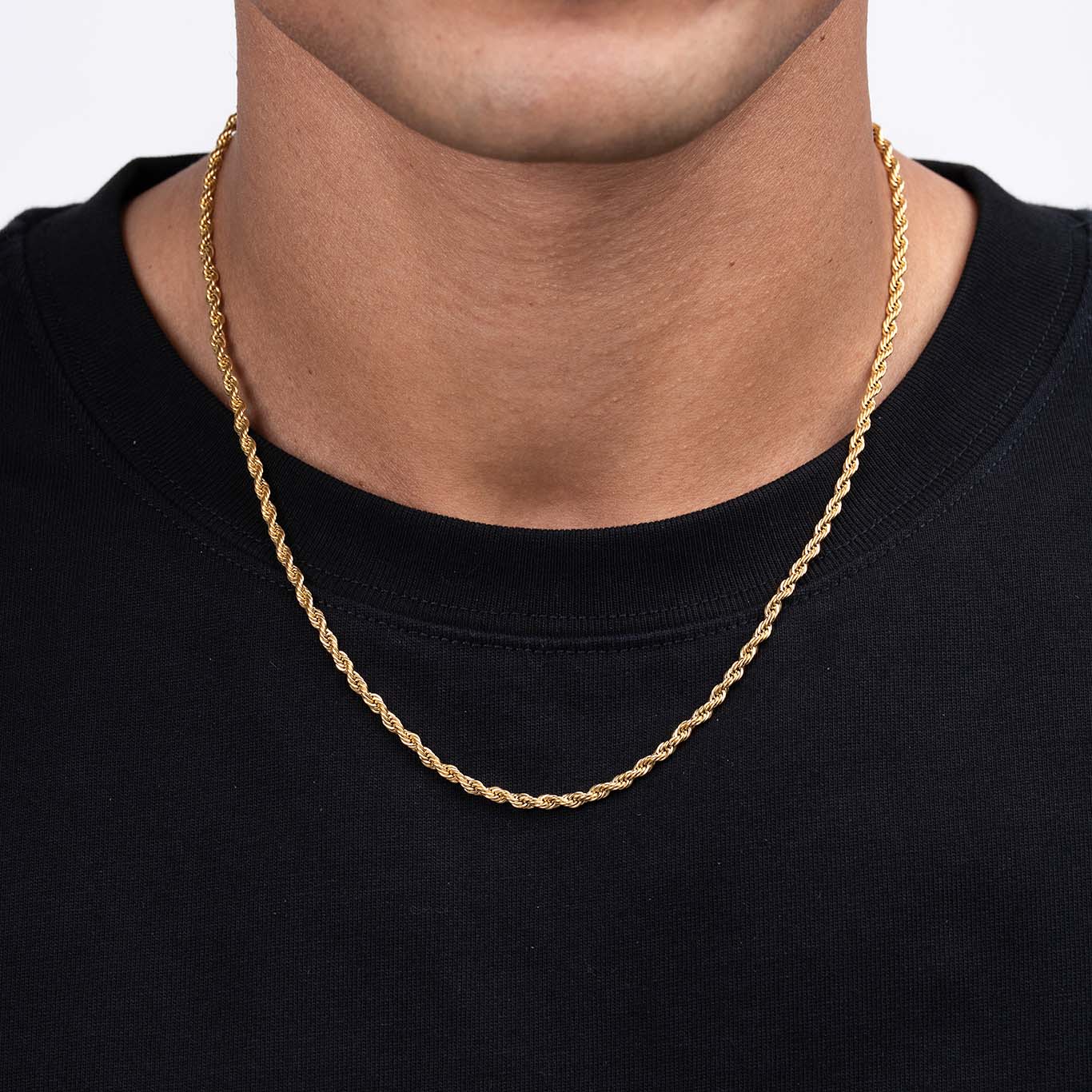ROPE CHAIN 3 MM (GOLD)