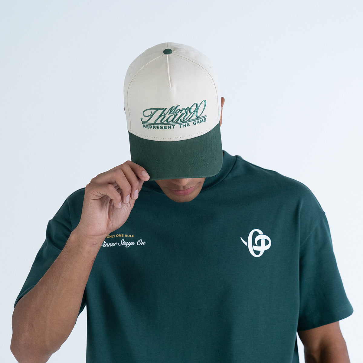 MT90 CAP (GREEN/BEIGE)
