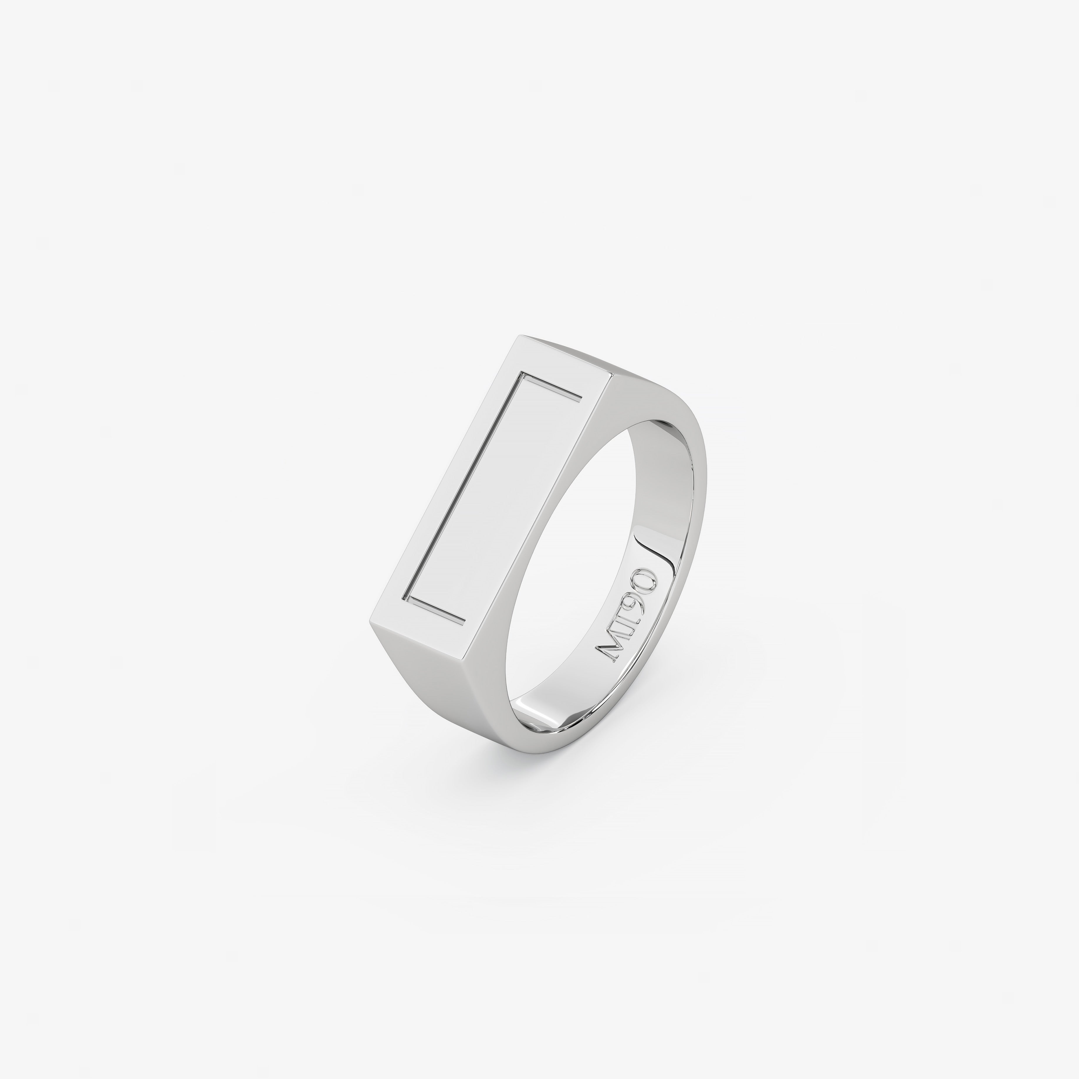 SIGNET GOAL RING (SILVER)