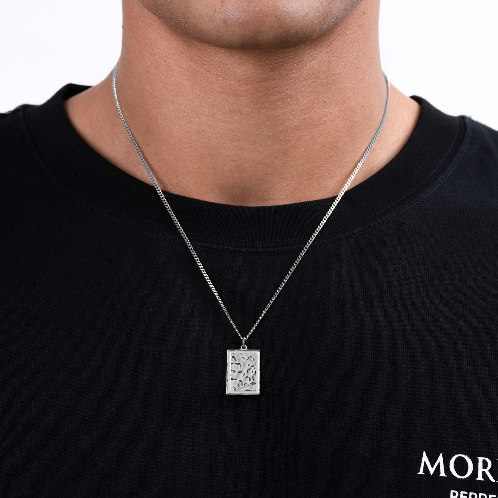 UNEVEN PITCH NECKLACE (SILVER)