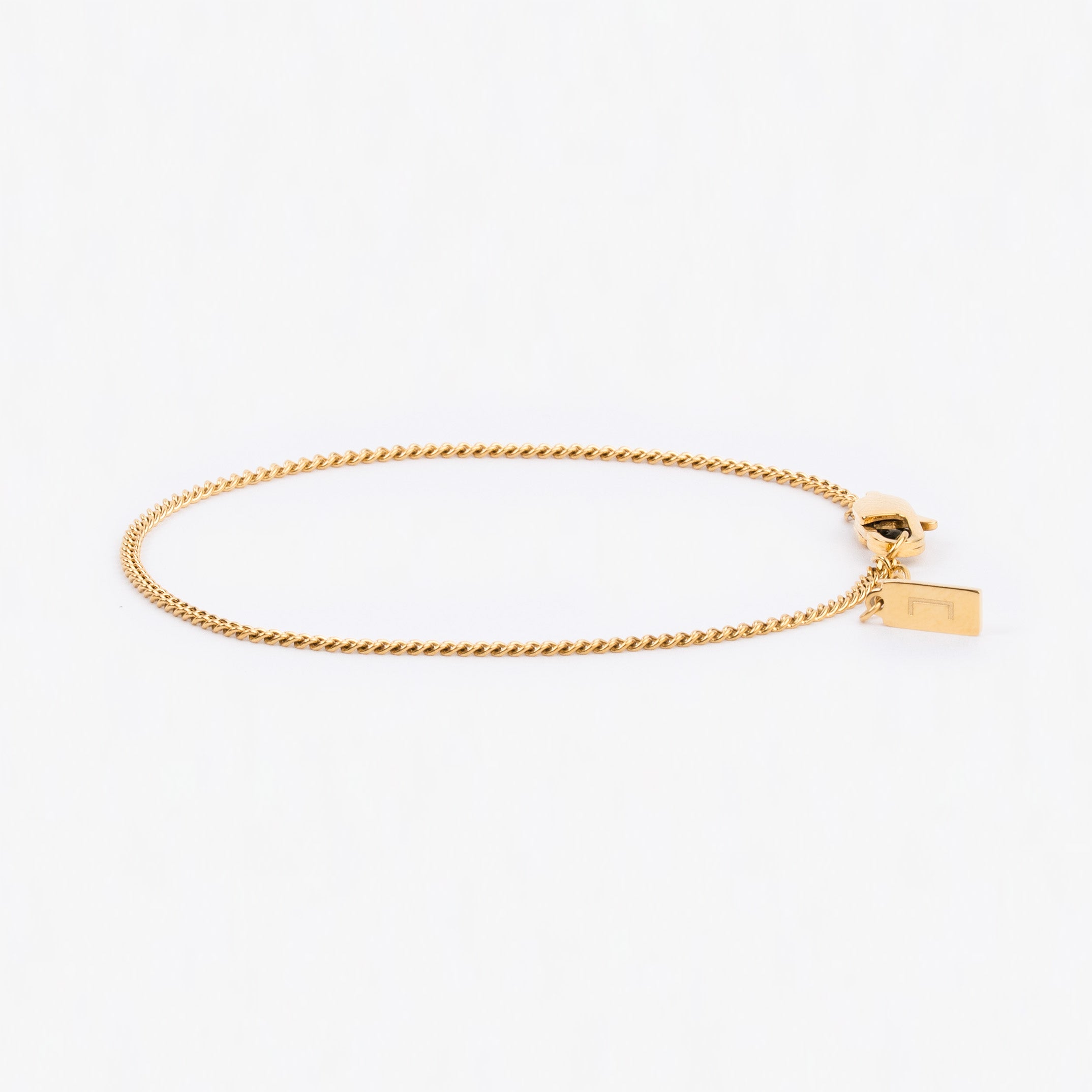 CURB BRACELET 2MM (GOLD)