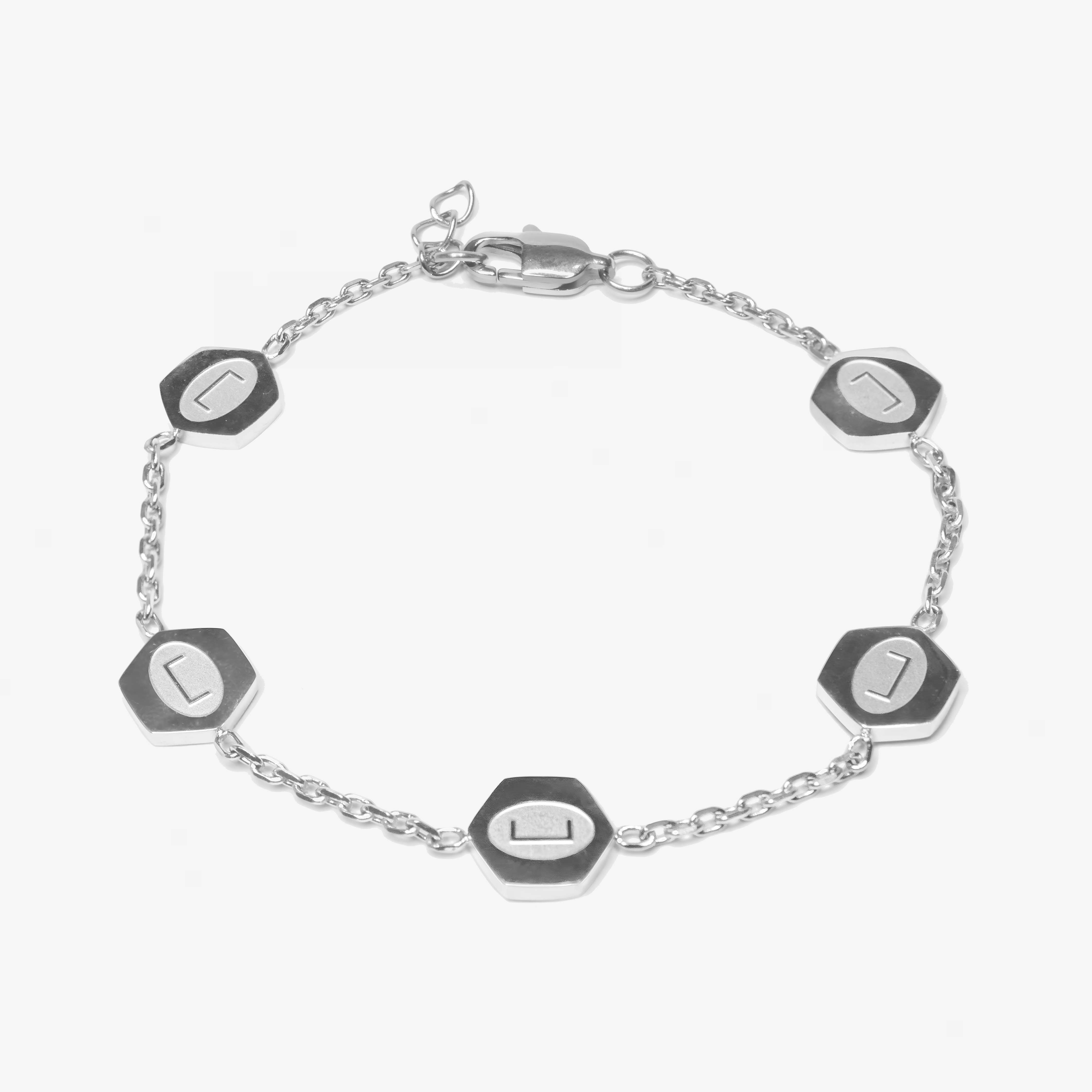 GOAL BRACELET (SILVER)