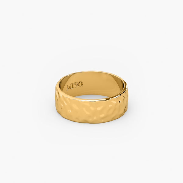 UNEVEN PITCH RING (GOLD)