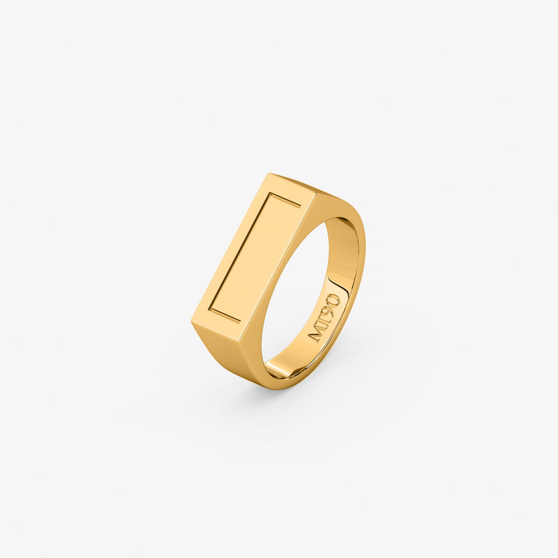 SIGNET GOAL RING (GOLD)