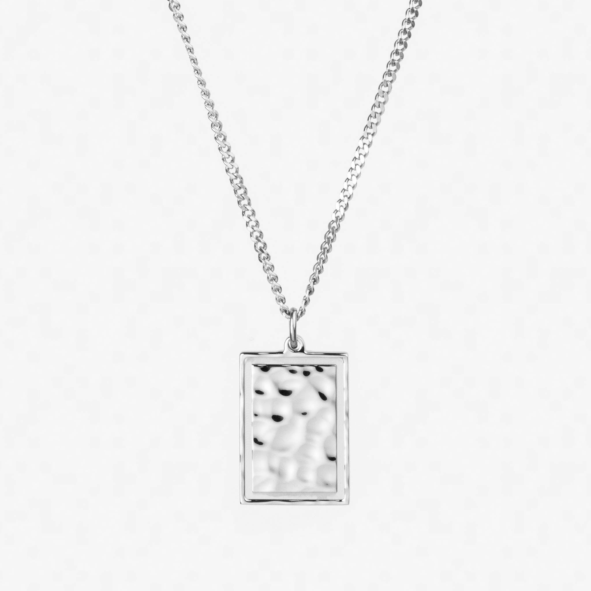 UNEVEN PITCH NECKLACE (SILVER)