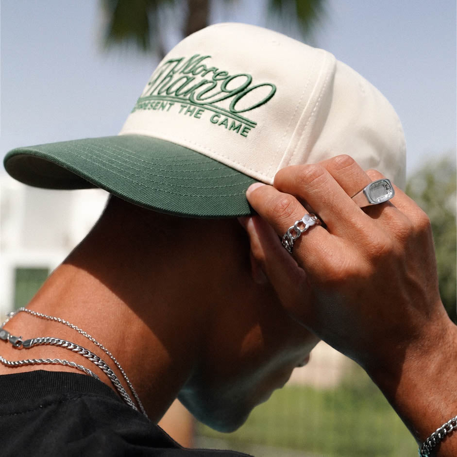 MT90 CAP (GREEN/BEIGE)