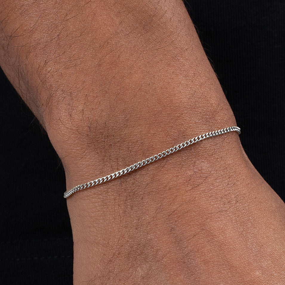 CURB BRACELET 2MM (SILVER)