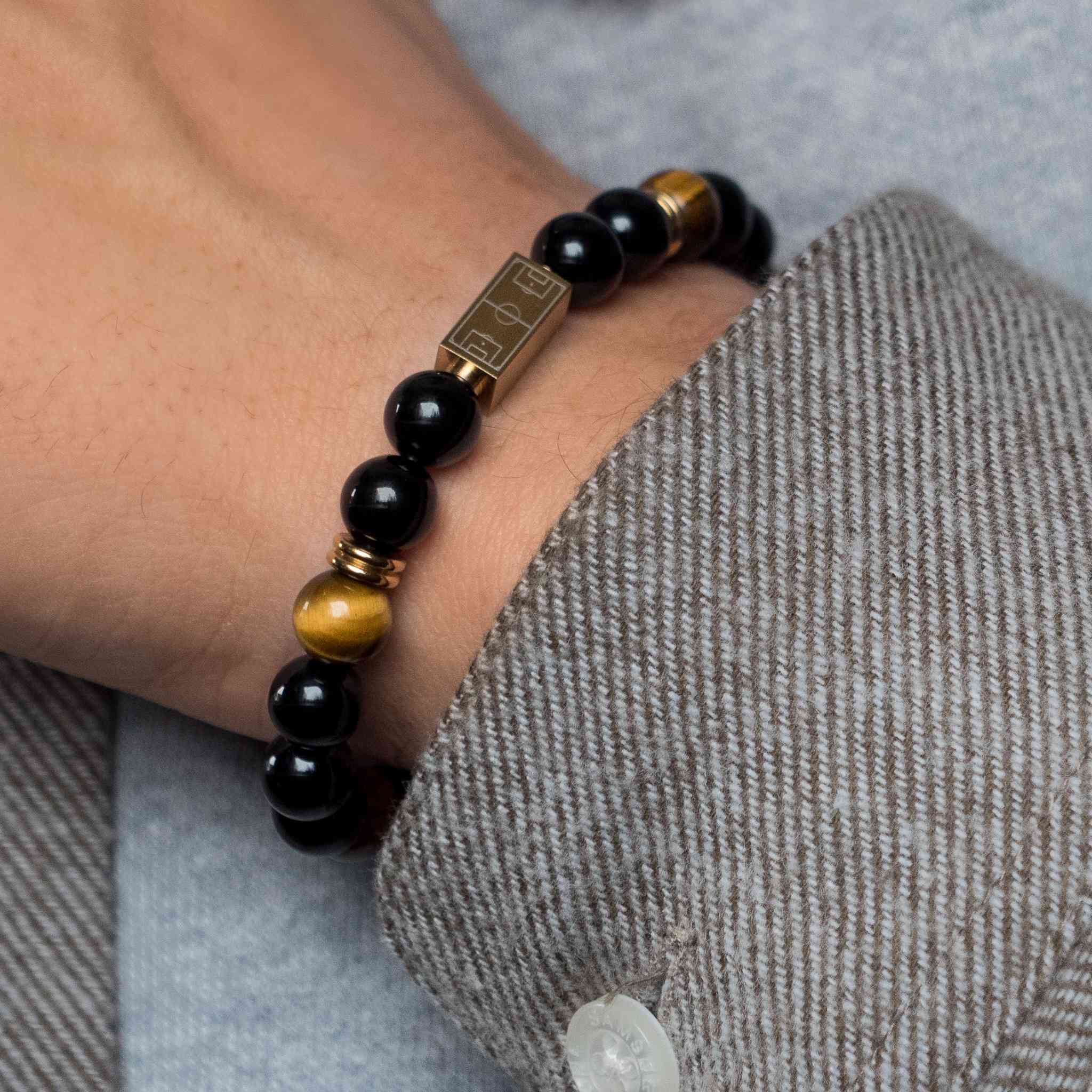 tiger eye bead mt90 bracelet